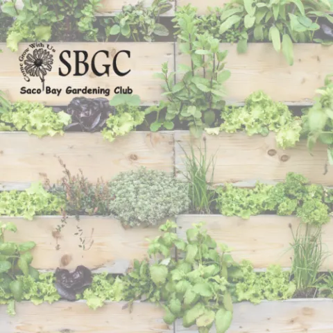 vertical garden with SBGC logo