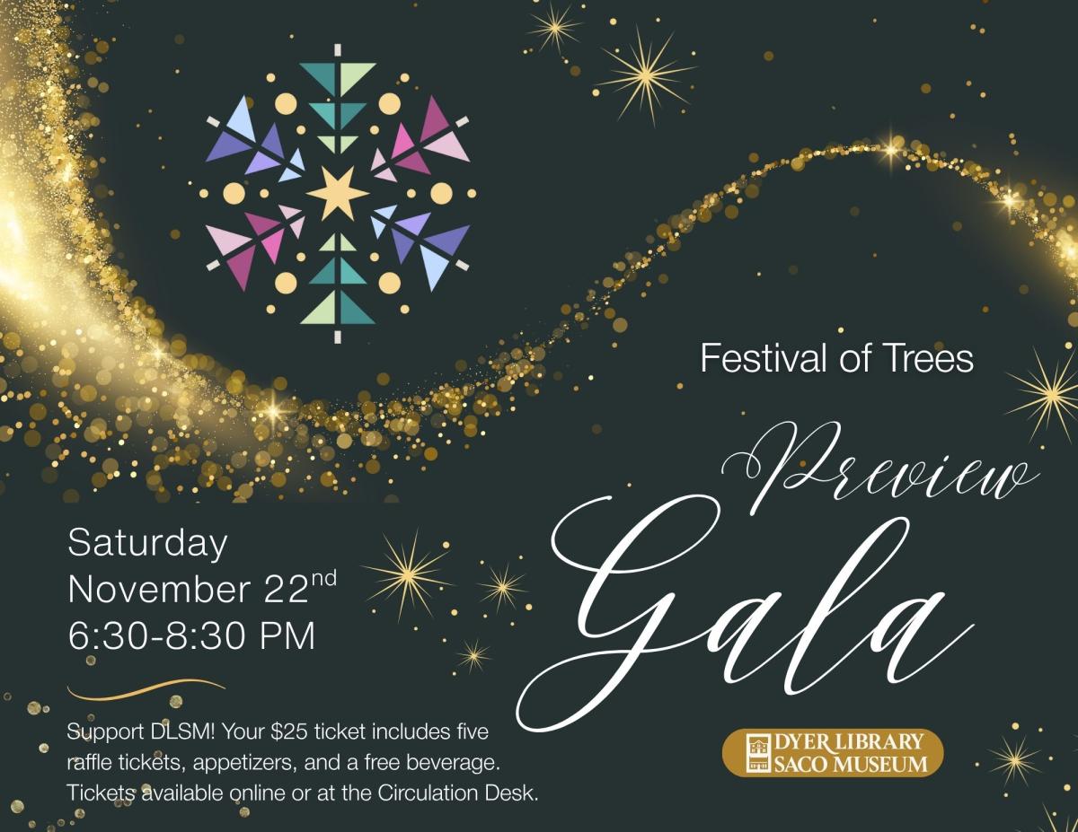 snowflake and gold sparkles